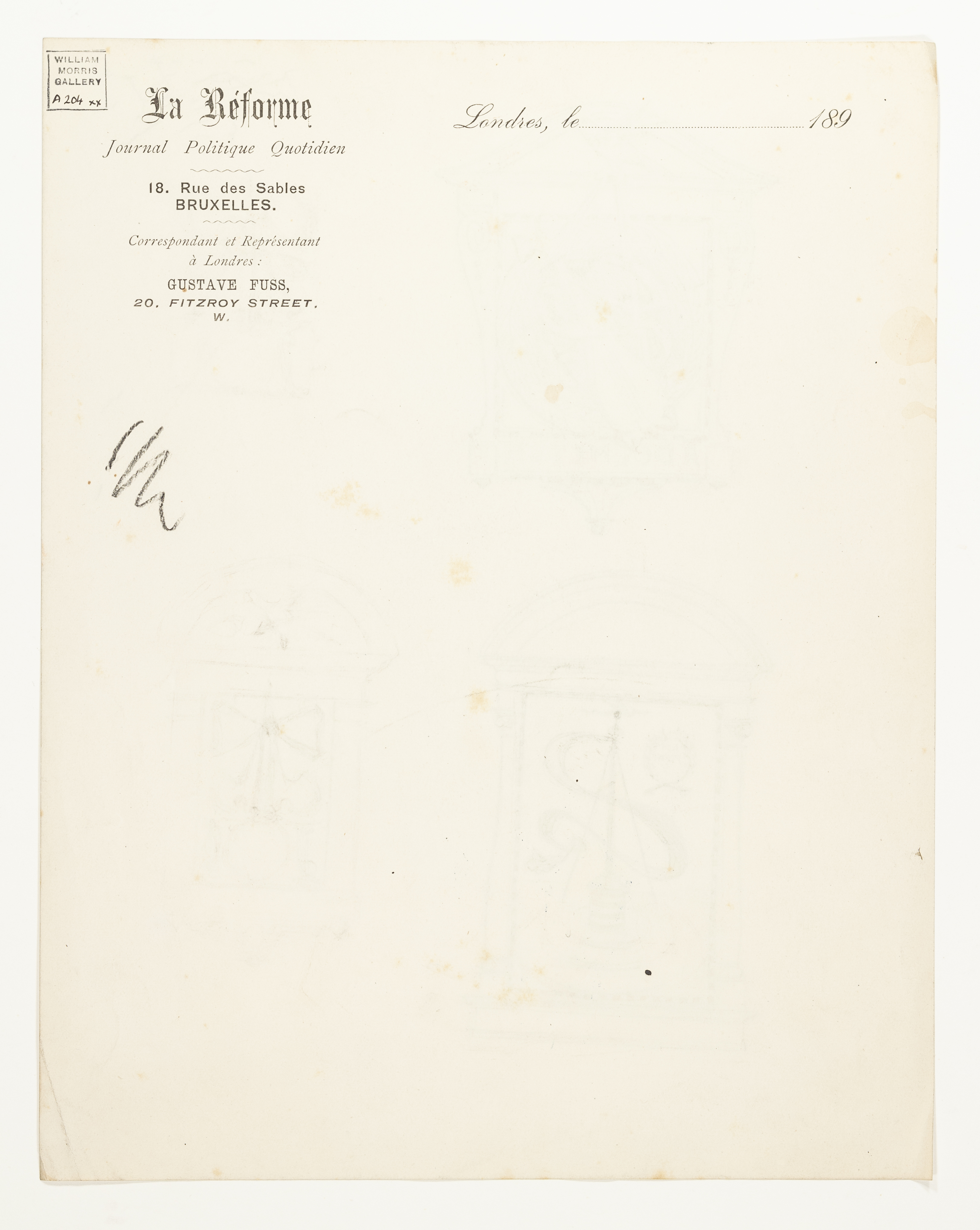 pen, pencil on paper Archives - William Morris Gallery