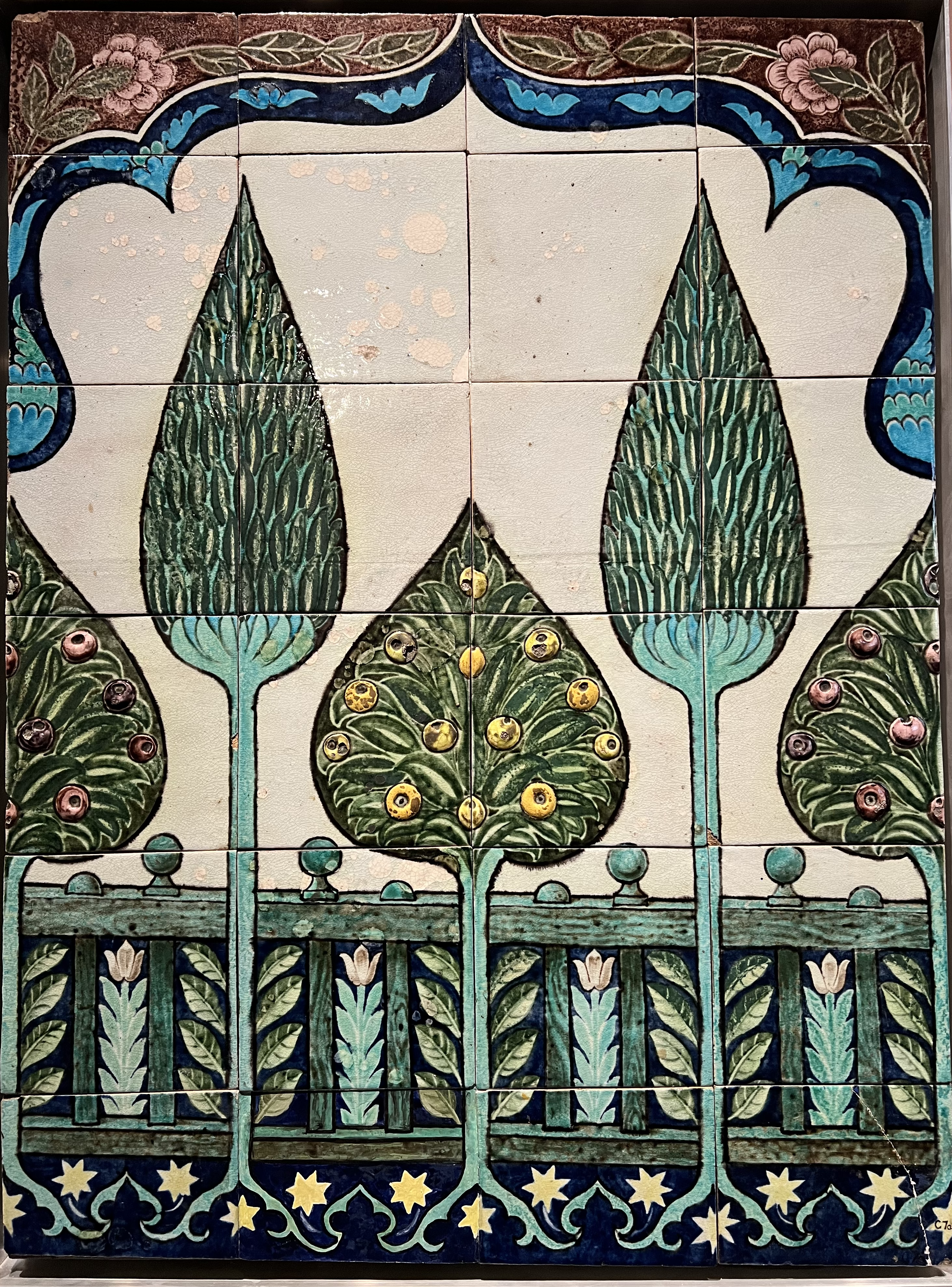 hand-painted overglaze earthenware Archives - William Morris Gallery